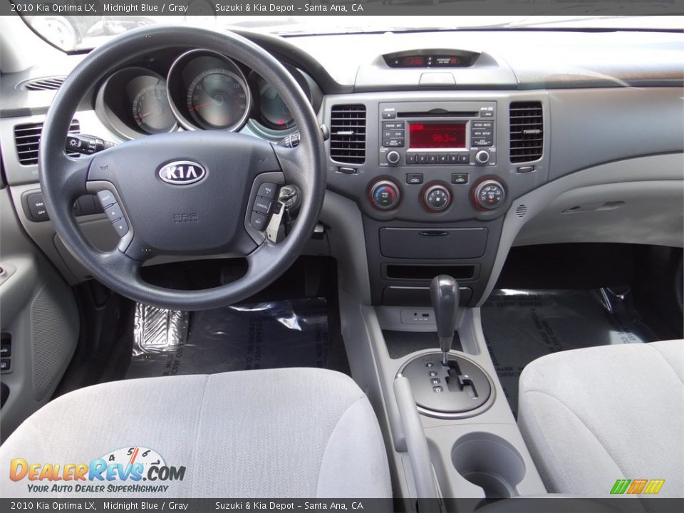2010 Kia Optima LX Midnight Blue / Gray Photo #13