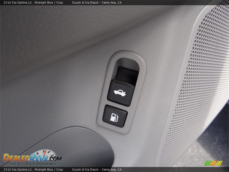 2010 Kia Optima LX Midnight Blue / Gray Photo #16