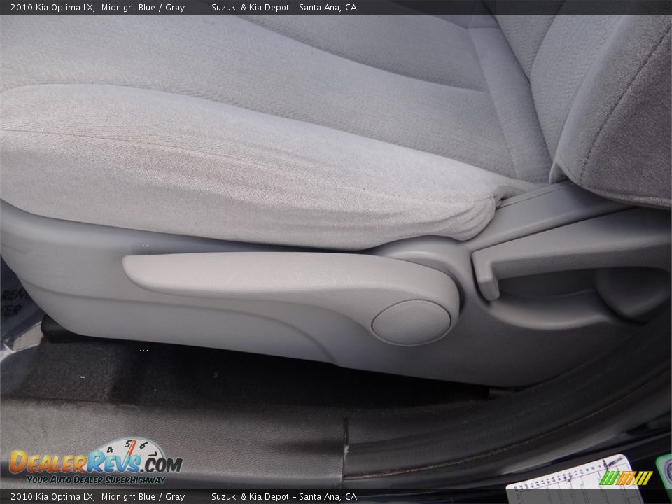2010 Kia Optima LX Midnight Blue / Gray Photo #17