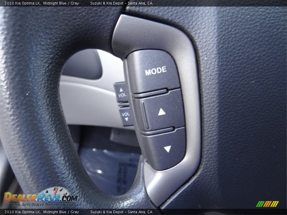 2010 Kia Optima LX Midnight Blue / Gray Photo #19