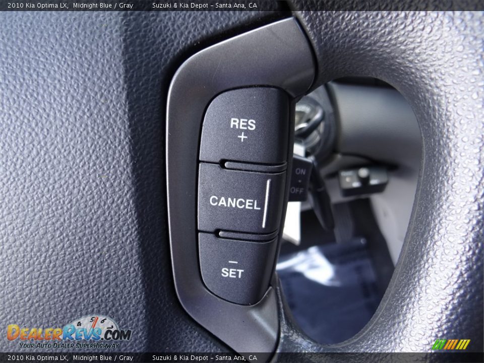 2010 Kia Optima LX Midnight Blue / Gray Photo #20