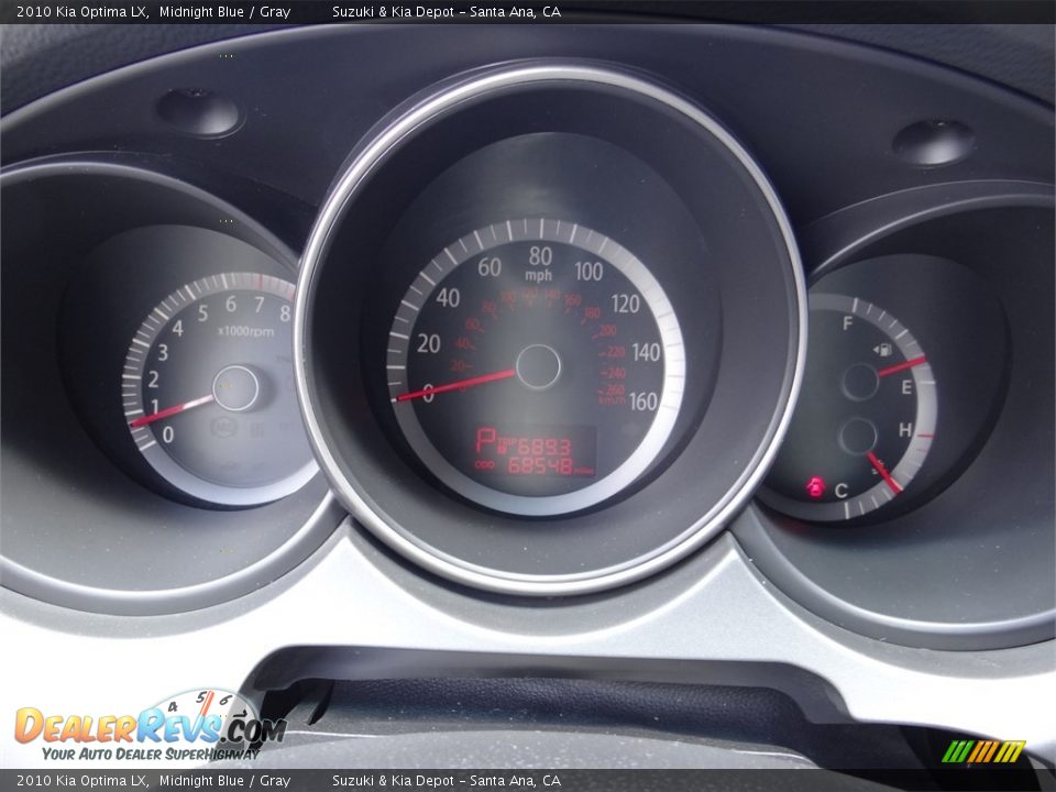 2010 Kia Optima LX Midnight Blue / Gray Photo #21