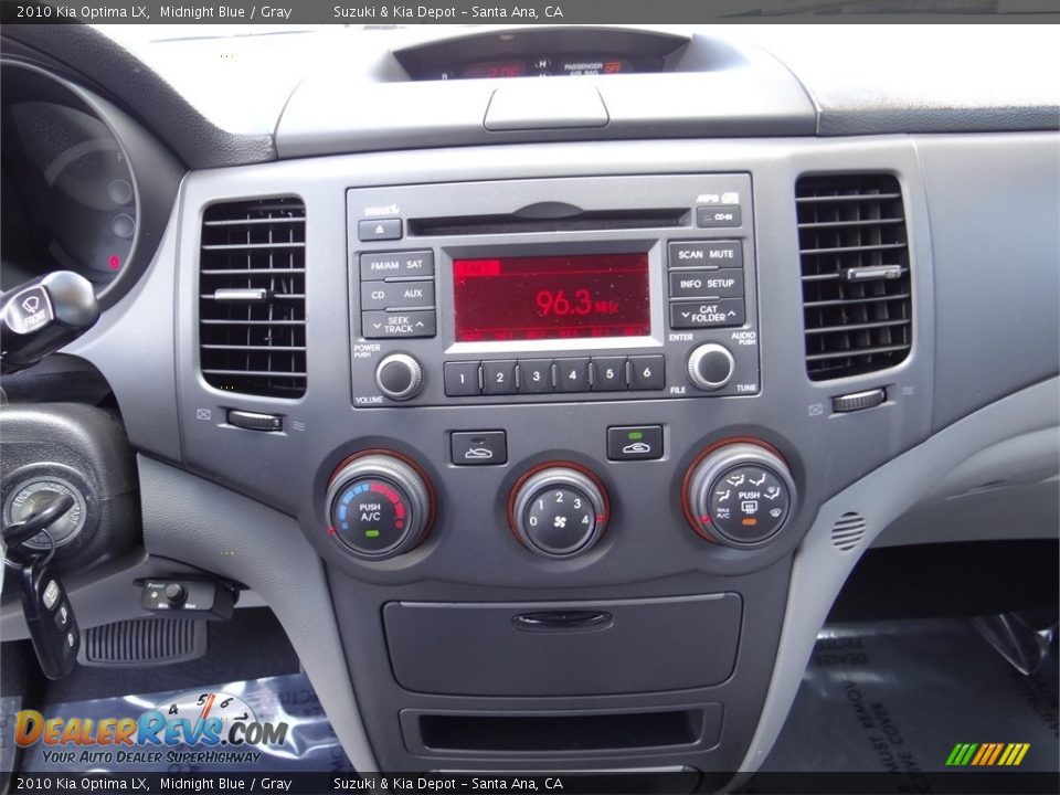 2010 Kia Optima LX Midnight Blue / Gray Photo #22