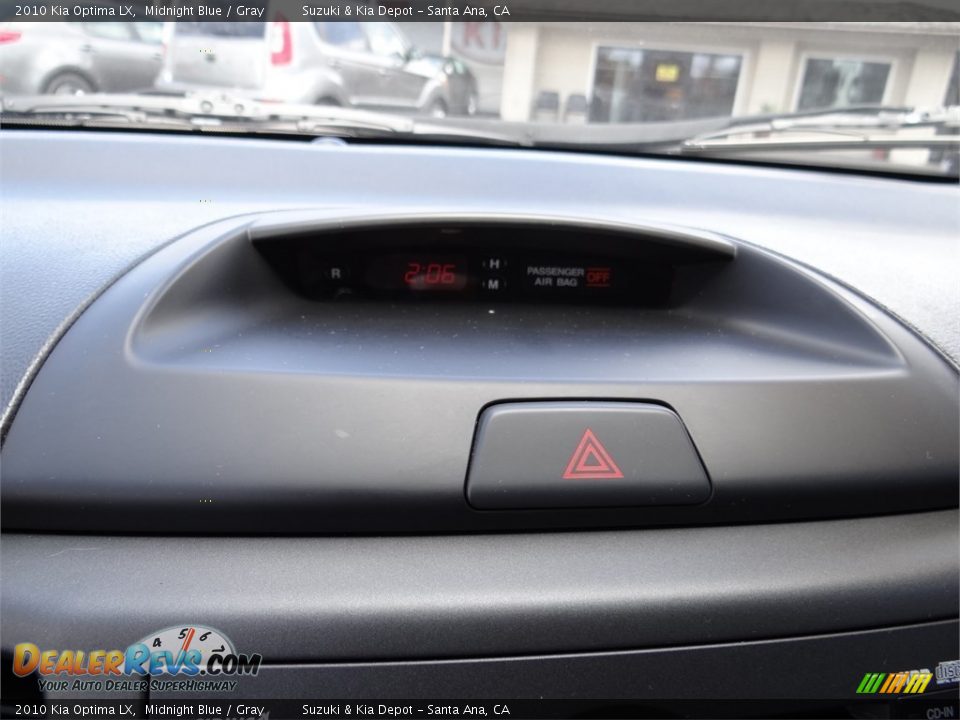 2010 Kia Optima LX Midnight Blue / Gray Photo #23