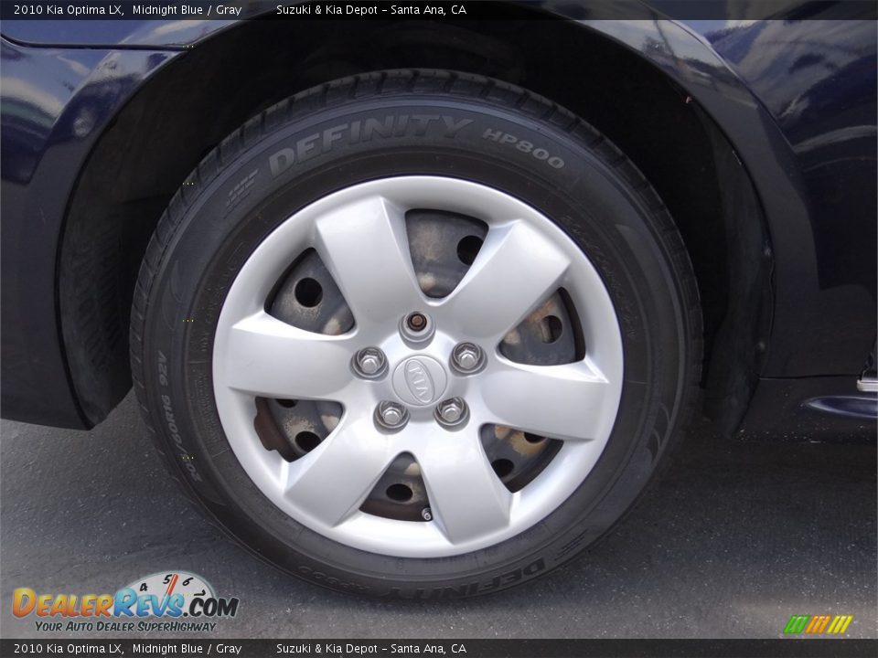 2010 Kia Optima LX Midnight Blue / Gray Photo #26