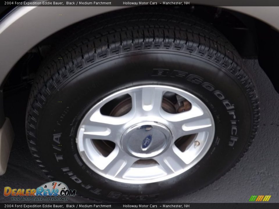 2004 Ford Expedition Eddie Bauer Black / Medium Parchment Photo #5