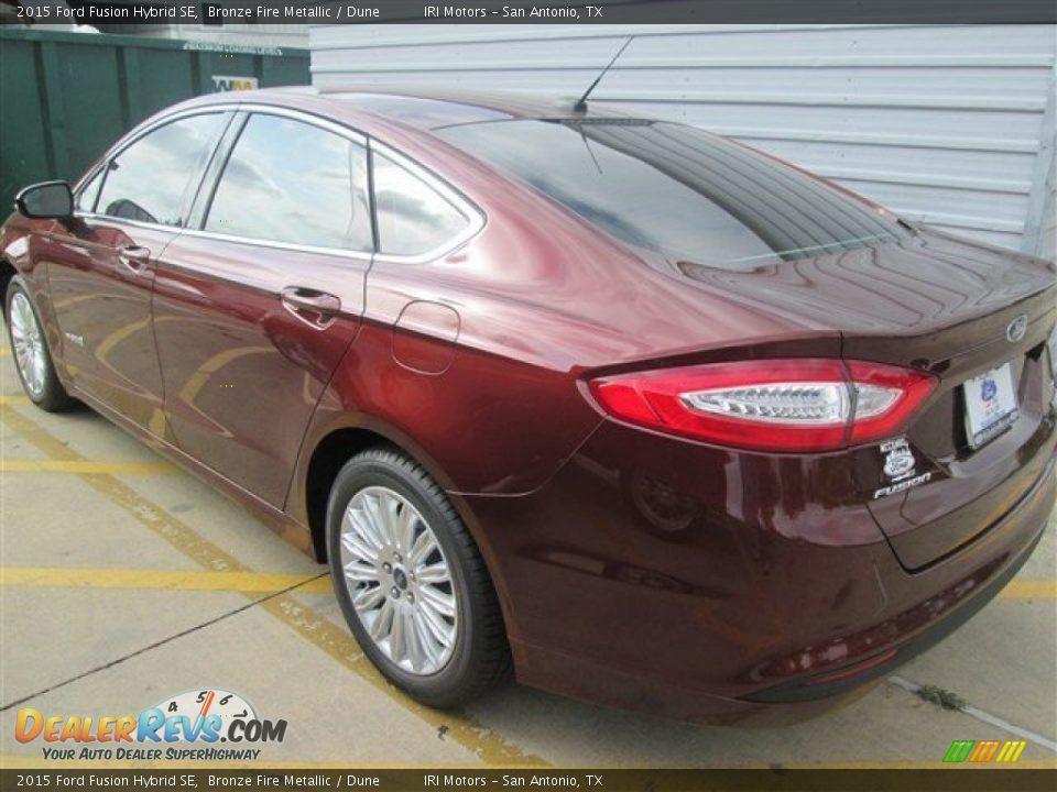 2015 Ford Fusion Hybrid SE Bronze Fire Metallic / Dune Photo #2