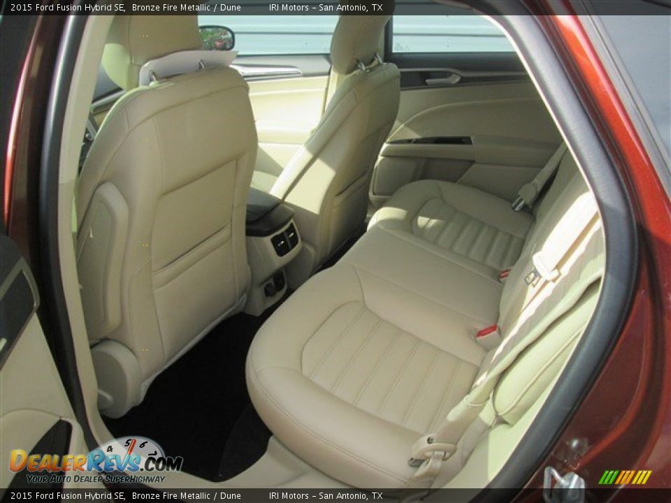 2015 Ford Fusion Hybrid SE Bronze Fire Metallic / Dune Photo #7