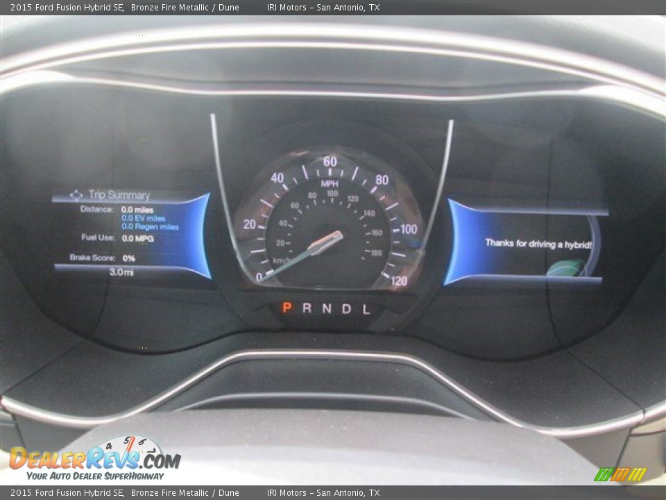 2015 Ford Fusion Hybrid SE Bronze Fire Metallic / Dune Photo #12