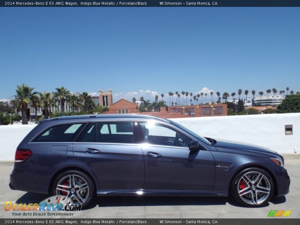 Indigo Blue Metallic 2014 Mercedes-Benz E 63 AMG Wagon Photo #3
