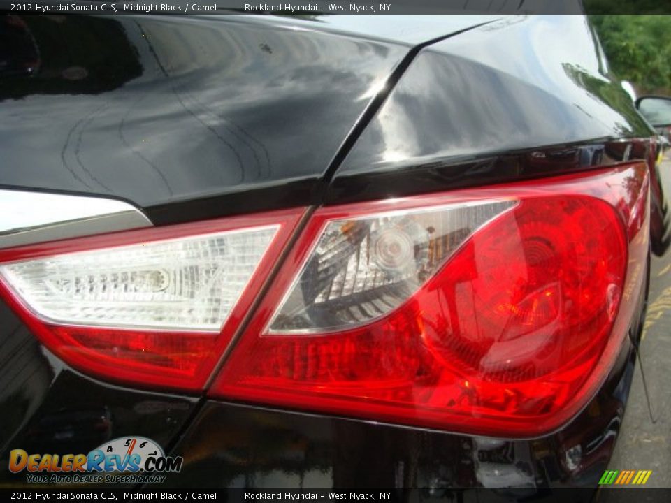2012 Hyundai Sonata GLS Midnight Black / Camel Photo #22
