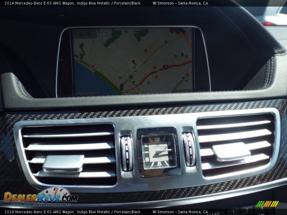 2014 Mercedes-Benz E 63 AMG Wagon Indigo Blue Metallic / Porcelain/Black Photo #12