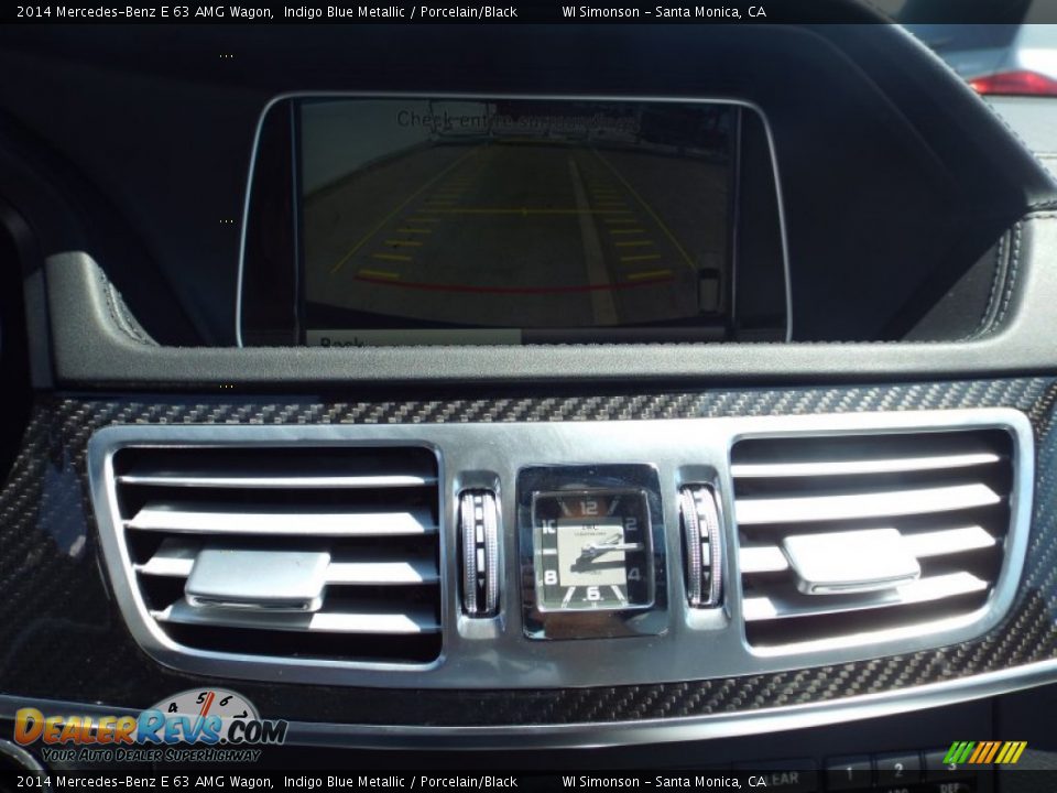 2014 Mercedes-Benz E 63 AMG Wagon Indigo Blue Metallic / Porcelain/Black Photo #13