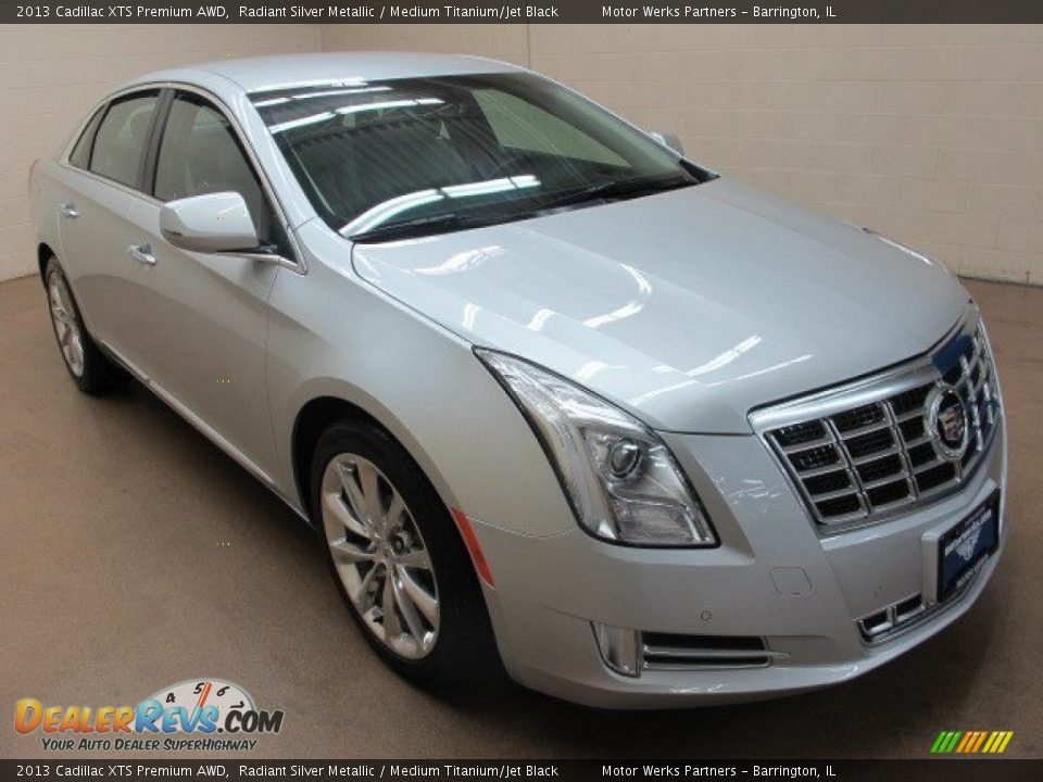2013 Cadillac XTS Premium AWD Radiant Silver Metallic / Medium Titanium/Jet Black Photo #1