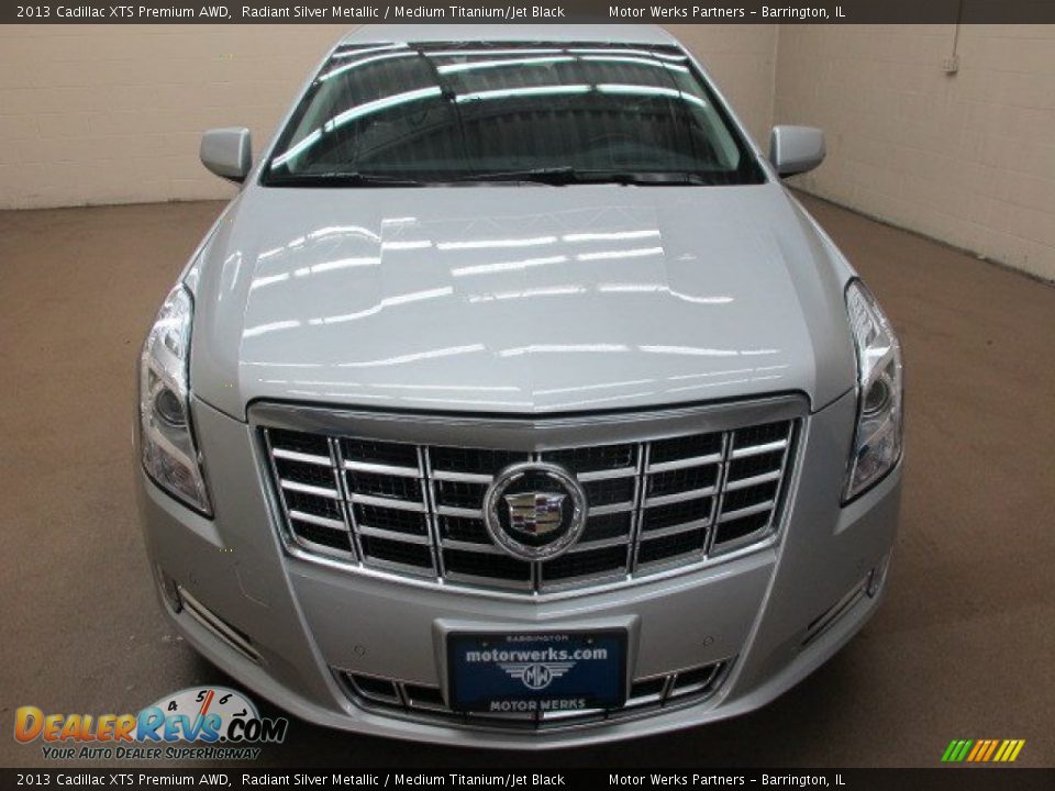 2013 Cadillac XTS Premium AWD Radiant Silver Metallic / Medium Titanium/Jet Black Photo #2