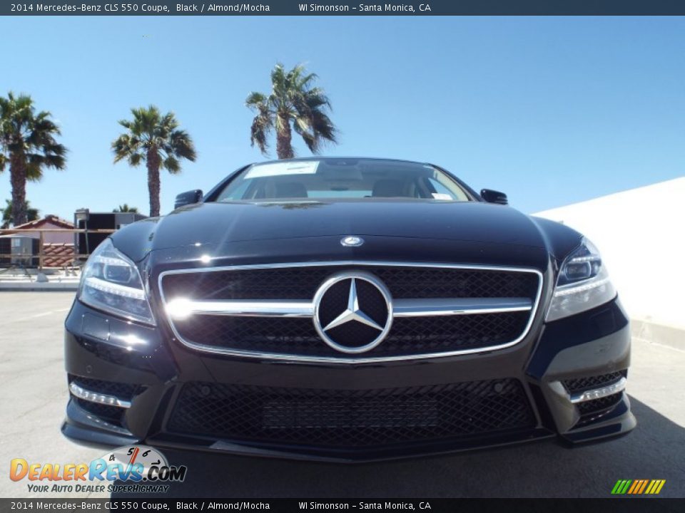2014 Mercedes-Benz CLS 550 Coupe Black / Almond/Mocha Photo #2