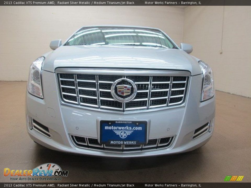2013 Cadillac XTS Premium AWD Radiant Silver Metallic / Medium Titanium/Jet Black Photo #3