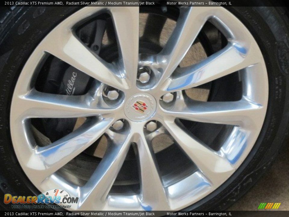 2013 Cadillac XTS Premium AWD Radiant Silver Metallic / Medium Titanium/Jet Black Photo #6
