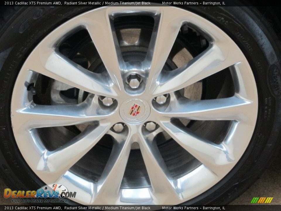 2013 Cadillac XTS Premium AWD Radiant Silver Metallic / Medium Titanium/Jet Black Photo #8