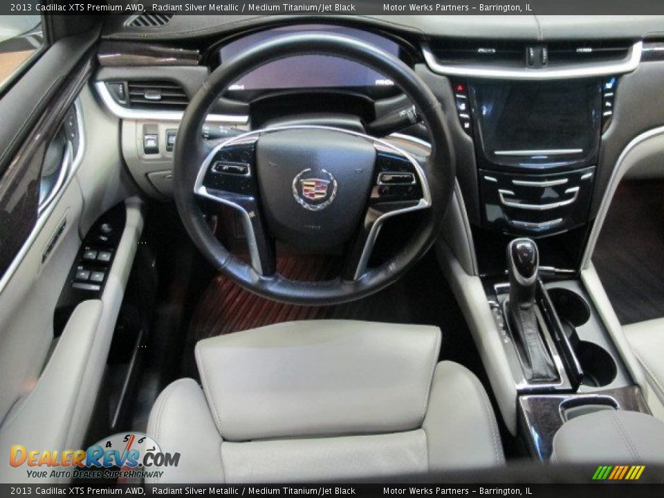 2013 Cadillac XTS Premium AWD Radiant Silver Metallic / Medium Titanium/Jet Black Photo #19