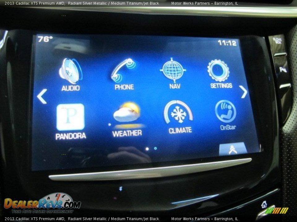 2013 Cadillac XTS Premium AWD Radiant Silver Metallic / Medium Titanium/Jet Black Photo #26