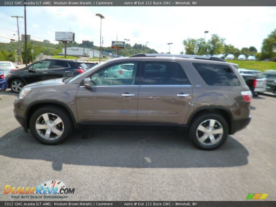 2012 GMC Acadia SLT AWD Medium Brown Metallic / Cashmere Photo #4