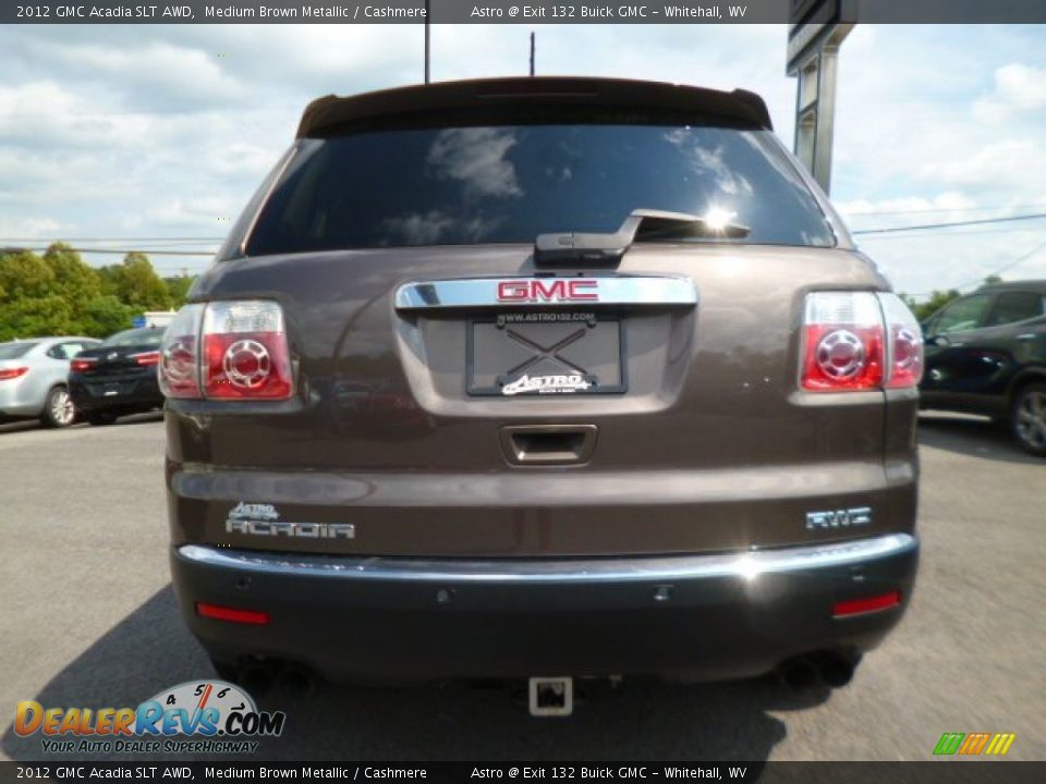 2012 GMC Acadia SLT AWD Medium Brown Metallic / Cashmere Photo #6