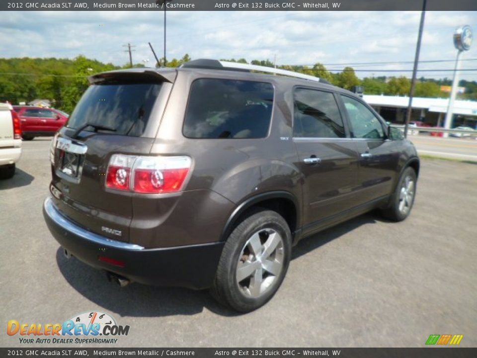 2012 GMC Acadia SLT AWD Medium Brown Metallic / Cashmere Photo #7