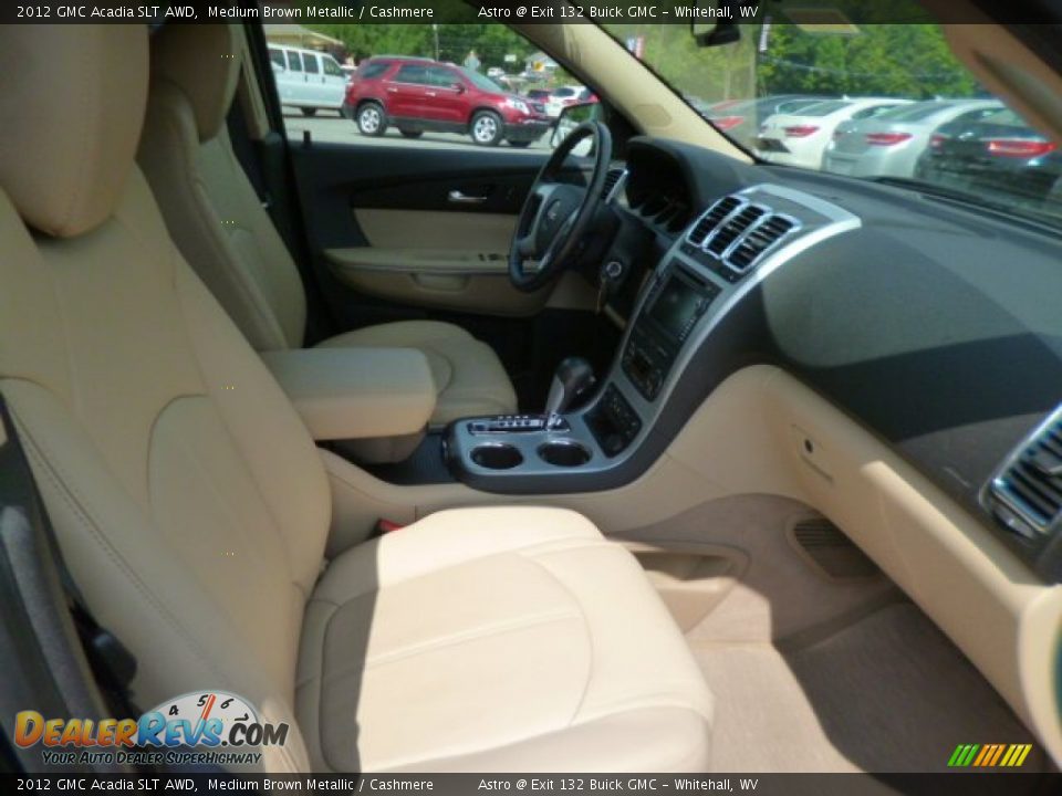 2012 GMC Acadia SLT AWD Medium Brown Metallic / Cashmere Photo #10