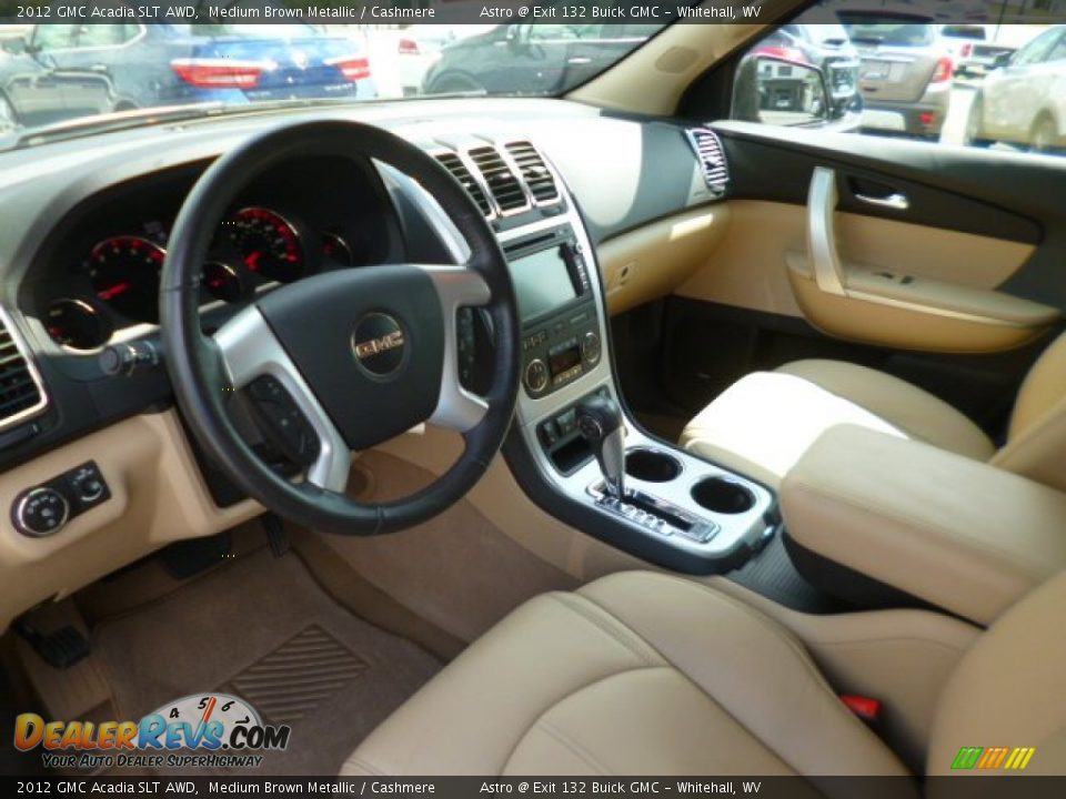 2012 GMC Acadia SLT AWD Medium Brown Metallic / Cashmere Photo #16