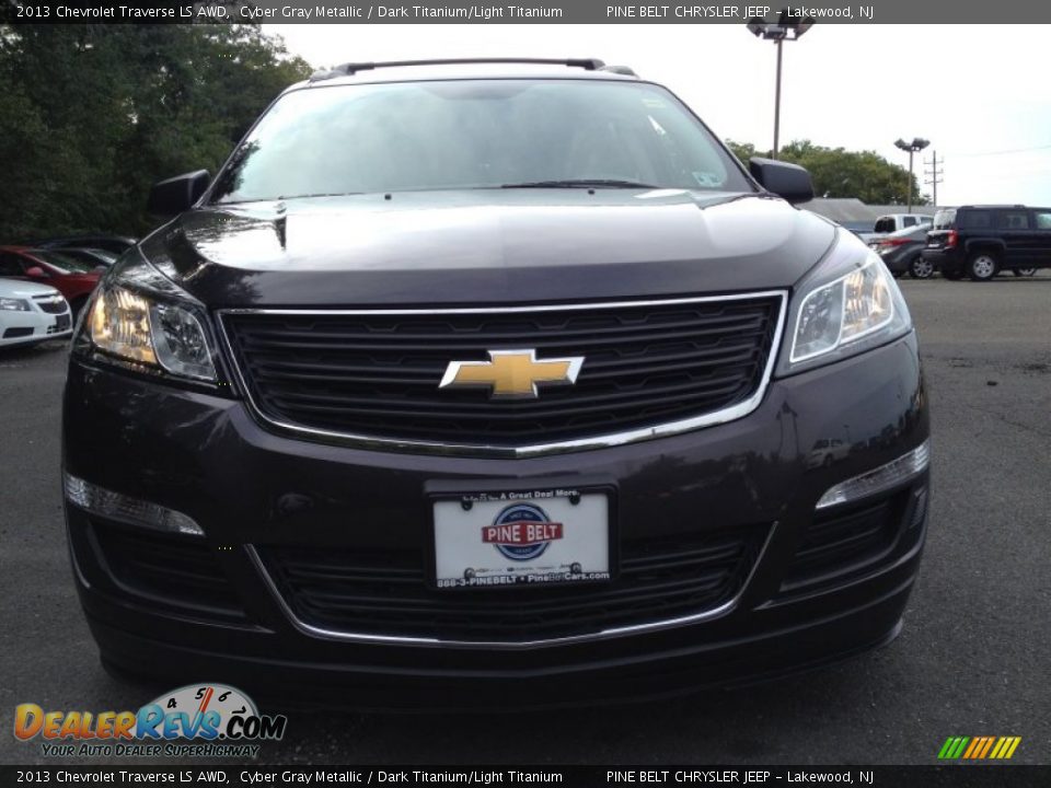 2013 Chevrolet Traverse LS AWD Cyber Gray Metallic / Dark Titanium/Light Titanium Photo #2