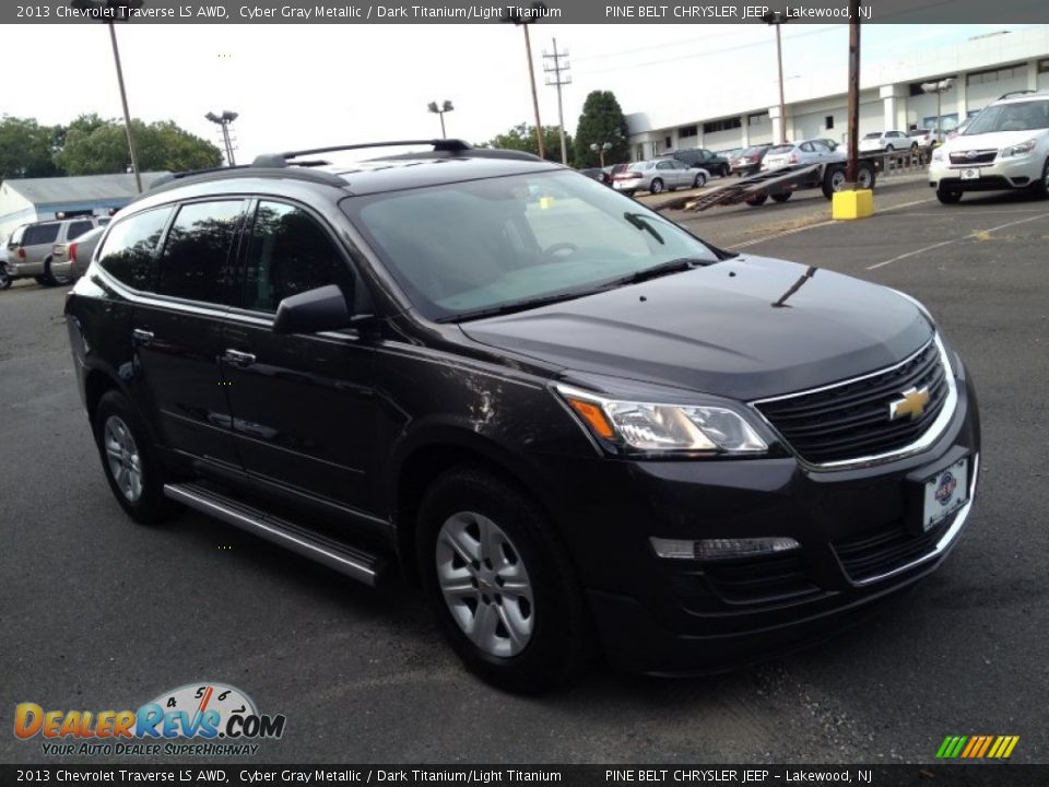 2013 Chevrolet Traverse LS AWD Cyber Gray Metallic / Dark Titanium/Light Titanium Photo #3
