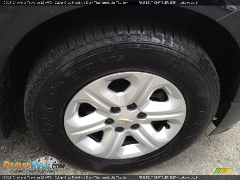 2013 Chevrolet Traverse LS AWD Cyber Gray Metallic / Dark Titanium/Light Titanium Photo #4