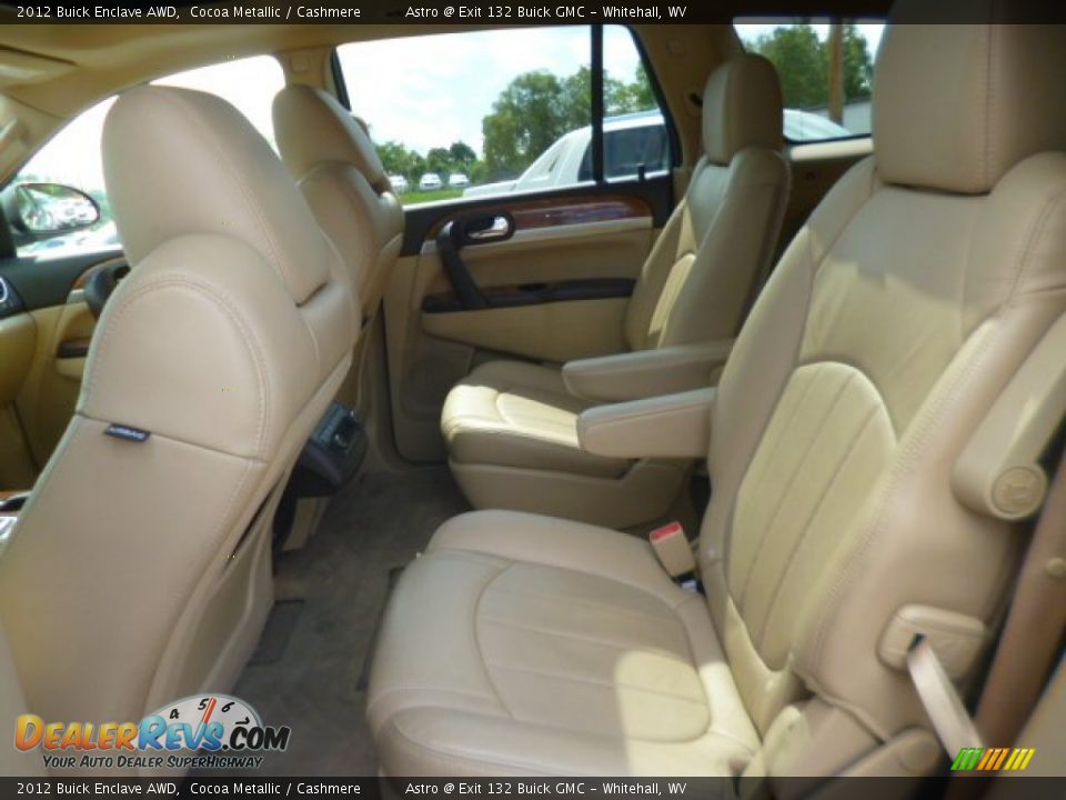 2012 Buick Enclave AWD Cocoa Metallic / Cashmere Photo #12