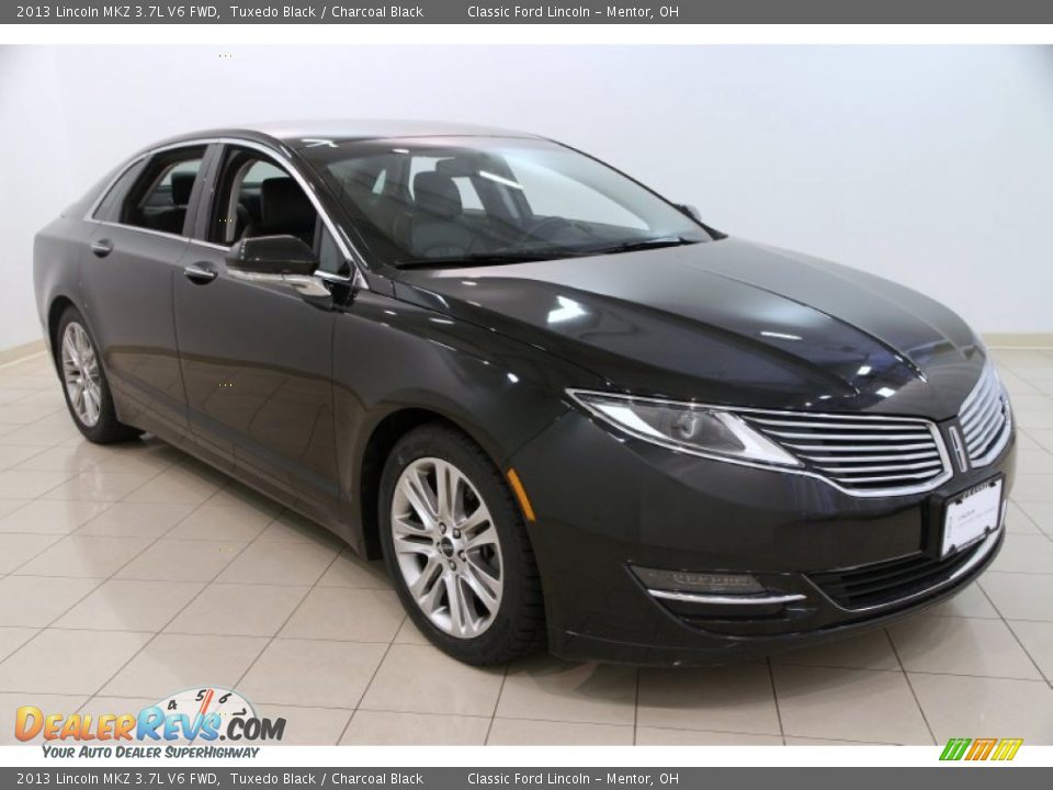 2013 Lincoln MKZ 3.7L V6 FWD Tuxedo Black / Charcoal Black Photo #1