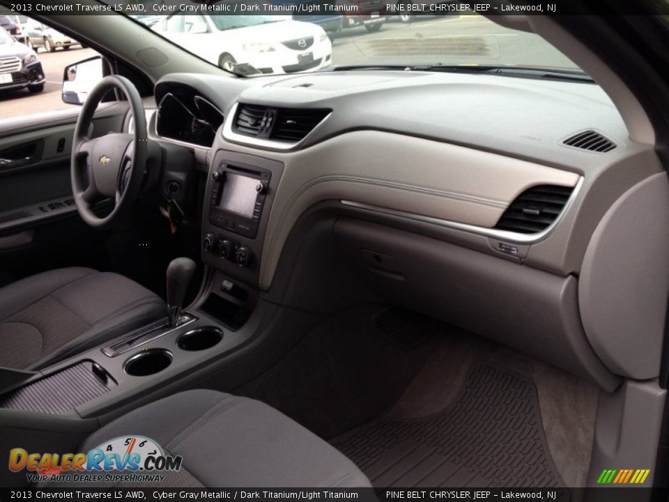 2013 Chevrolet Traverse LS AWD Cyber Gray Metallic / Dark Titanium/Light Titanium Photo #6