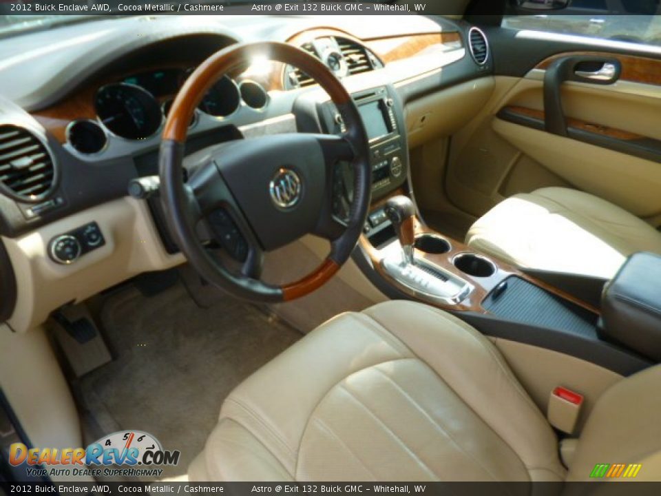 2012 Buick Enclave AWD Cocoa Metallic / Cashmere Photo #15
