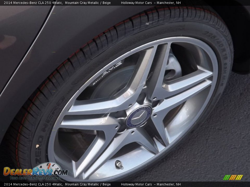 2014 Mercedes-Benz CLA 250 4Matic Mountain Gray Metallic / Beige Photo #5