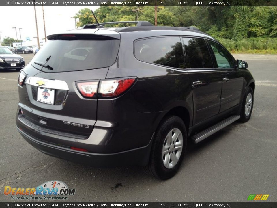 2013 Chevrolet Traverse LS AWD Cyber Gray Metallic / Dark Titanium/Light Titanium Photo #7