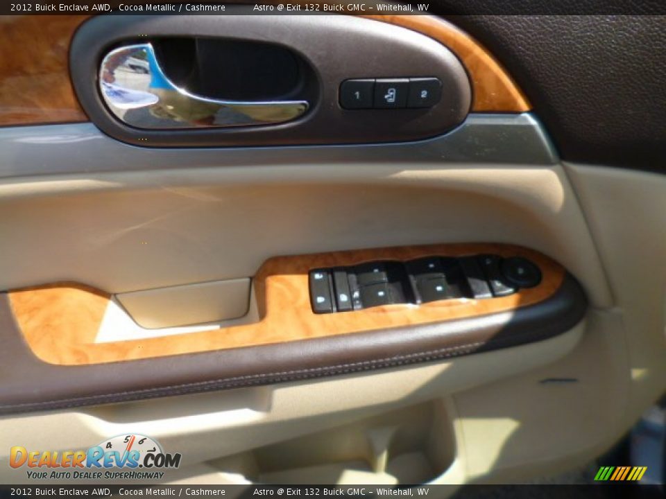 2012 Buick Enclave AWD Cocoa Metallic / Cashmere Photo #16