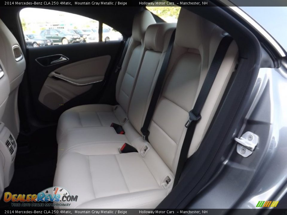 2014 Mercedes-Benz CLA 250 4Matic Mountain Gray Metallic / Beige Photo #6