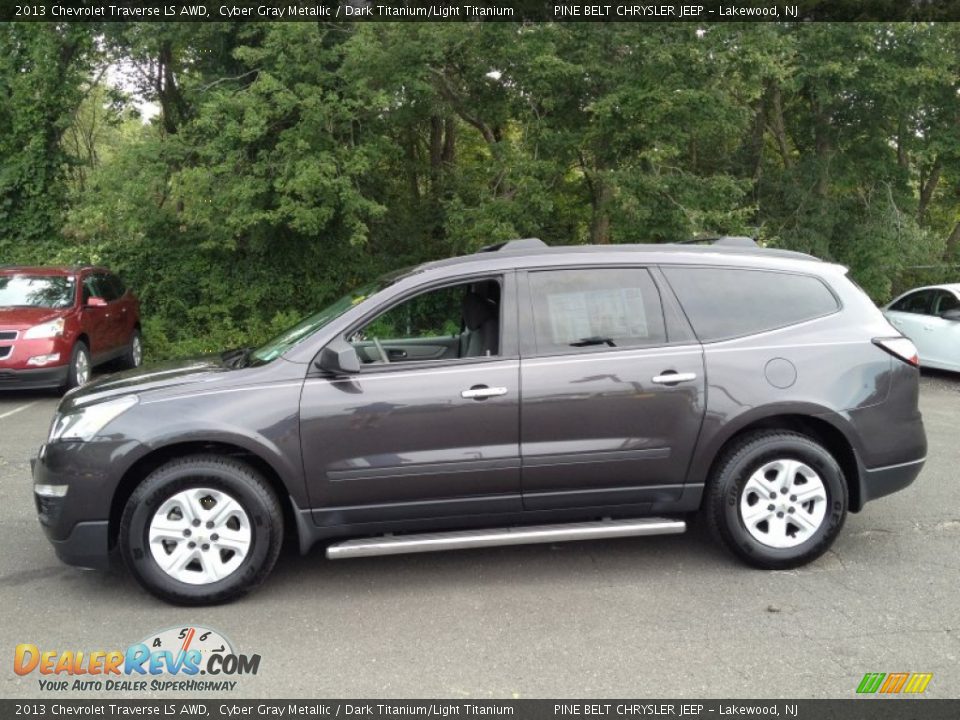 2013 Chevrolet Traverse LS AWD Cyber Gray Metallic / Dark Titanium/Light Titanium Photo #12