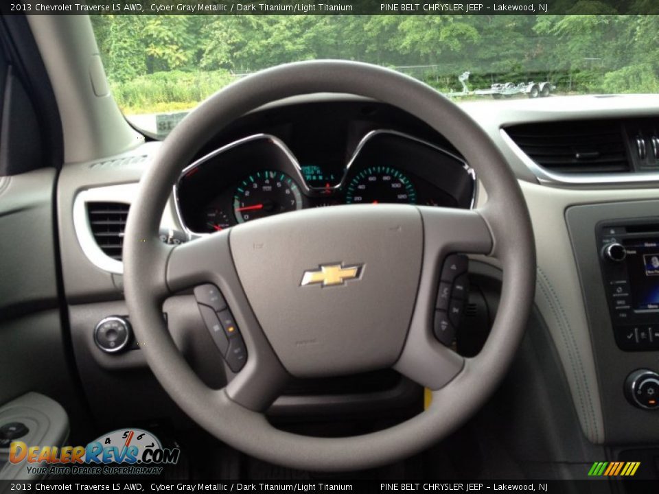 2013 Chevrolet Traverse LS AWD Cyber Gray Metallic / Dark Titanium/Light Titanium Photo #13