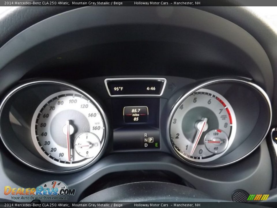 2014 Mercedes-Benz CLA 250 4Matic Mountain Gray Metallic / Beige Photo #12