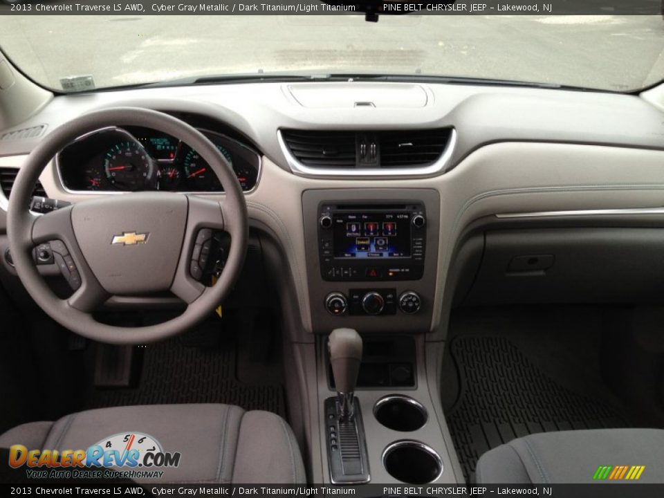 2013 Chevrolet Traverse LS AWD Cyber Gray Metallic / Dark Titanium/Light Titanium Photo #14
