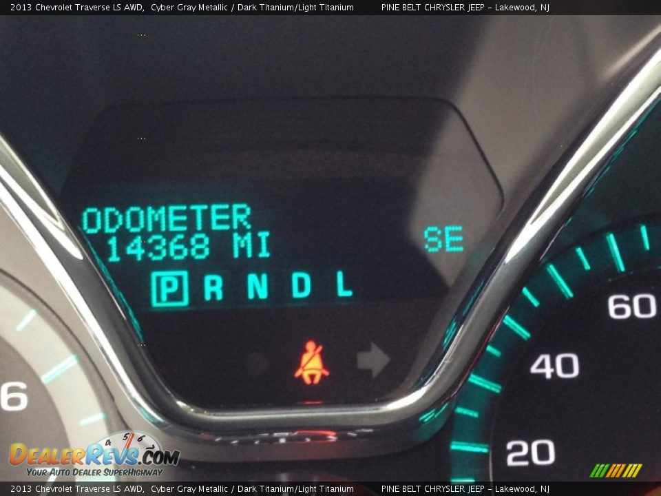 2013 Chevrolet Traverse LS AWD Cyber Gray Metallic / Dark Titanium/Light Titanium Photo #19