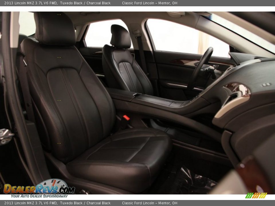 2013 Lincoln MKZ 3.7L V6 FWD Tuxedo Black / Charcoal Black Photo #19