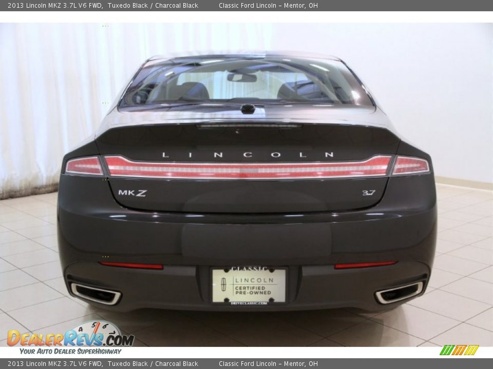 2013 Lincoln MKZ 3.7L V6 FWD Tuxedo Black / Charcoal Black Photo #22