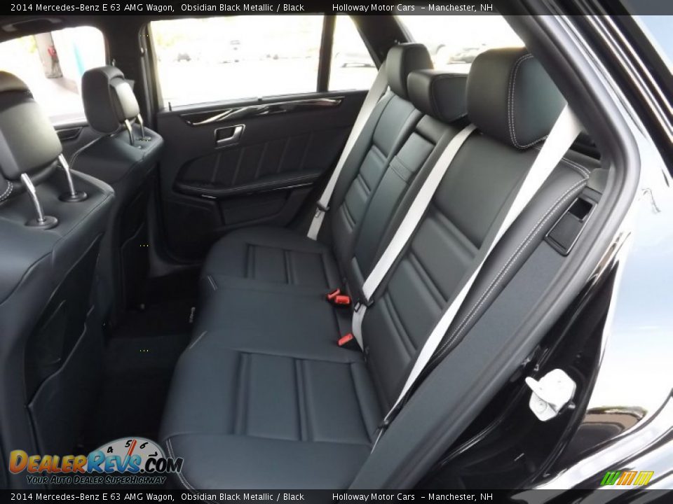 Rear Seat of 2014 Mercedes-Benz E 63 AMG Wagon Photo #6