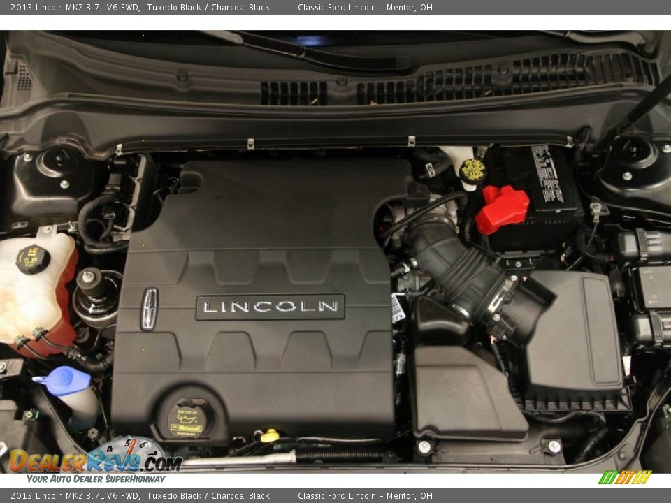 2013 Lincoln MKZ 3.7L V6 FWD Tuxedo Black / Charcoal Black Photo #23